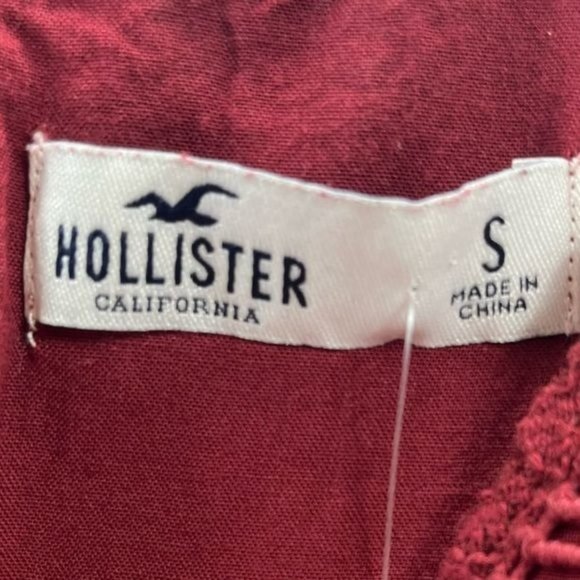 Hollister Dress Womens Size Small Maroon Lace Long Sleeve , New With Tags - Picture 16 of 16